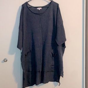 Plus size Navy tunic NWOT